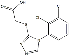 2-{[4-(2,3-dichlorophenyl)-4H-1,2,4-triazol-3-yl]sulfanyl}acetic acid|