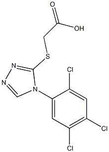 2-{[4-(2,4,5-trichlorophenyl)-4H-1,2,4-triazol-3-yl]sulfanyl}acetic acid