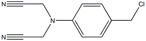 2-{[4-(chloromethyl)phenyl](cyanomethyl)amino}acetonitrile,,结构式