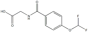 2-{[4-(difluoromethoxy)phenyl]formamido}acetic acid