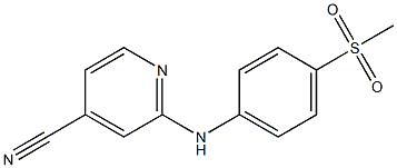 2-{[4-(methylsulfonyl)phenyl]amino}isonicotinonitrile