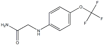 2-{[4-(trifluoromethoxy)phenyl]amino}acetamide