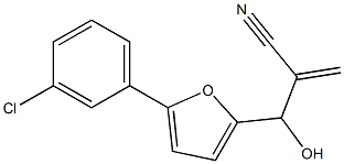  2-{[5-(3-chlorophenyl)furan-2-yl](hydroxy)methyl}prop-2-enenitrile