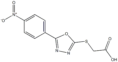 2-{[5-(4-nitrophenyl)-1,3,4-oxadiazol-2-yl]sulfanyl}acetic acid