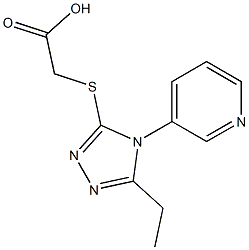 2-{[5-ethyl-4-(pyridin-3-yl)-4H-1,2,4-triazol-3-yl]sulfanyl}acetic acid