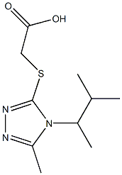 2-{[5-methyl-4-(3-methylbutan-2-yl)-4H-1,2,4-triazol-3-yl]sulfanyl}acetic acid