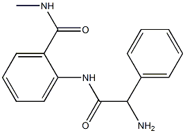 2-{[amino(phenyl)acetyl]amino}-N-methylbenzamide Structure