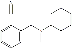 2-{[cyclohexyl(methyl)amino]methyl}benzonitrile|