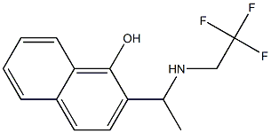 2-{1-[(2,2,2-trifluoroethyl)amino]ethyl}naphthalen-1-ol Structure