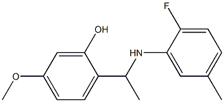 2-{1-[(2-fluoro-5-methylphenyl)amino]ethyl}-5-methoxyphenol