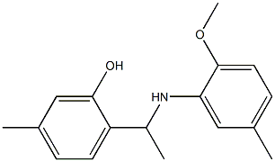 2-{1-[(2-methoxy-5-methylphenyl)amino]ethyl}-5-methylphenol