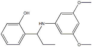 2-{1-[(3,5-dimethoxyphenyl)amino]propyl}phenol