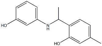  2-{1-[(3-hydroxyphenyl)amino]ethyl}-5-methylphenol