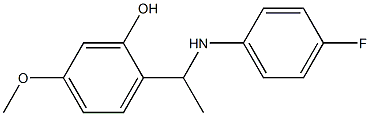  2-{1-[(4-fluorophenyl)amino]ethyl}-5-methoxyphenol