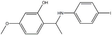 2-{1-[(4-iodophenyl)amino]ethyl}-5-methoxyphenol Structure