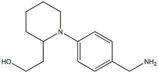 2-{1-[4-(aminomethyl)phenyl]piperidin-2-yl}ethan-1-ol Structure