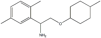 2-{1-amino-2-[(4-methylcyclohexyl)oxy]ethyl}-1,4-dimethylbenzene Structure