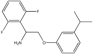 2-{1-amino-2-[3-(propan-2-yl)phenoxy]ethyl}-1,3-difluorobenzene|