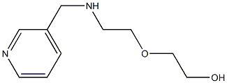 2-{2-[(pyridin-3-ylmethyl)amino]ethoxy}ethan-1-ol Struktur