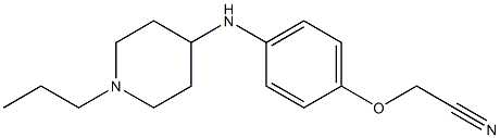  2-{4-[(1-propylpiperidin-4-yl)amino]phenoxy}acetonitrile