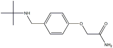 2-{4-[(tert-butylamino)methyl]phenoxy}acetamide