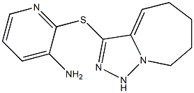 2-{5H,6H,7H,8H,9H-[1,2,4]triazolo[3,4-a]azepin-3-ylsulfanyl}pyridin-3-amine|