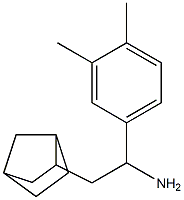 2-{bicyclo[2.2.1]heptan-2-yl}-1-(3,4-dimethylphenyl)ethan-1-amine 结构式