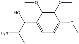 2-amino-1-(2,3,4-trimethoxyphenyl)propan-1-ol 结构式