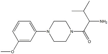 2-amino-1-[4-(3-methoxyphenyl)piperazin-1-yl]-3-methylbutan-1-one