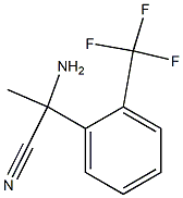 2-amino-2-[2-(trifluoromethyl)phenyl]propanenitrile