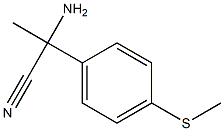 2-amino-2-[4-(methylsulfanyl)phenyl]propanenitrile|