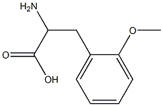 2-amino-3-(2-methoxyphenyl)propanoic acid 化学構造式