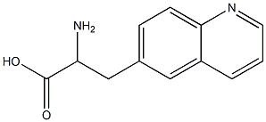 2-amino-3-(quinolin-6-yl)propanoic acid Structure