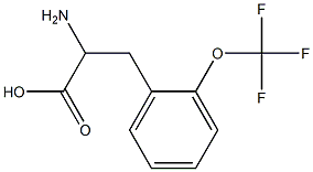 2-amino-3-[2-(trifluoromethoxy)phenyl]propanoic acid Struktur