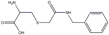 2-amino-3-{[(benzylcarbamoyl)methyl]sulfanyl}propanoic acid,,结构式