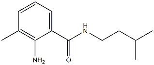 2-amino-3-methyl-N-(3-methylbutyl)benzamide Structure