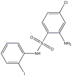 2-amino-4-chloro-N-(2-iodophenyl)benzene-1-sulfonamide