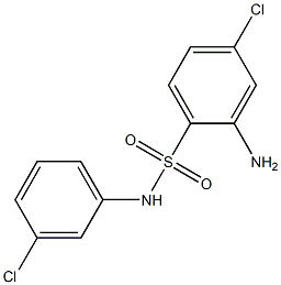 2-amino-4-chloro-N-(3-chlorophenyl)benzene-1-sulfonamide