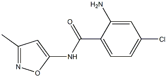 2-amino-4-chloro-N-(3-methyl-1,2-oxazol-5-yl)benzamide|