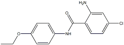 2-amino-4-chloro-N-(4-ethoxyphenyl)benzamide,,结构式