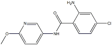 2-amino-4-chloro-N-(6-methoxypyridin-3-yl)benzamide