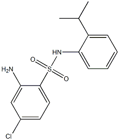 2-amino-4-chloro-N-[2-(propan-2-yl)phenyl]benzene-1-sulfonamide