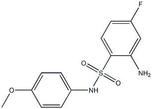 2-amino-4-fluoro-N-(4-methoxyphenyl)benzene-1-sulfonamide|