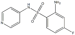 2-amino-4-fluoro-N-(pyridin-4-yl)benzene-1-sulfonamide Structure