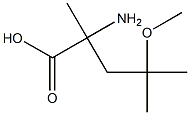 2-amino-4-methoxy-2,4-dimethylpentanoic acid Structure