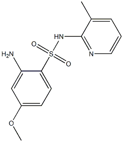 2-amino-4-methoxy-N-(3-methylpyridin-2-yl)benzene-1-sulfonamide