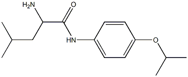 2-amino-4-methyl-N-[4-(propan-2-yloxy)phenyl]pentanamide