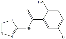 2-amino-5-chloro-N-(1,3,4-thiadiazol-2-yl)benzamide|
