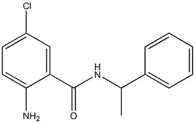 2-amino-5-chloro-N-(1-phenylethyl)benzamide Structure