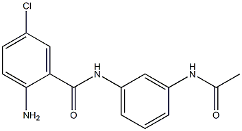 2-amino-5-chloro-N-(3-acetamidophenyl)benzamide